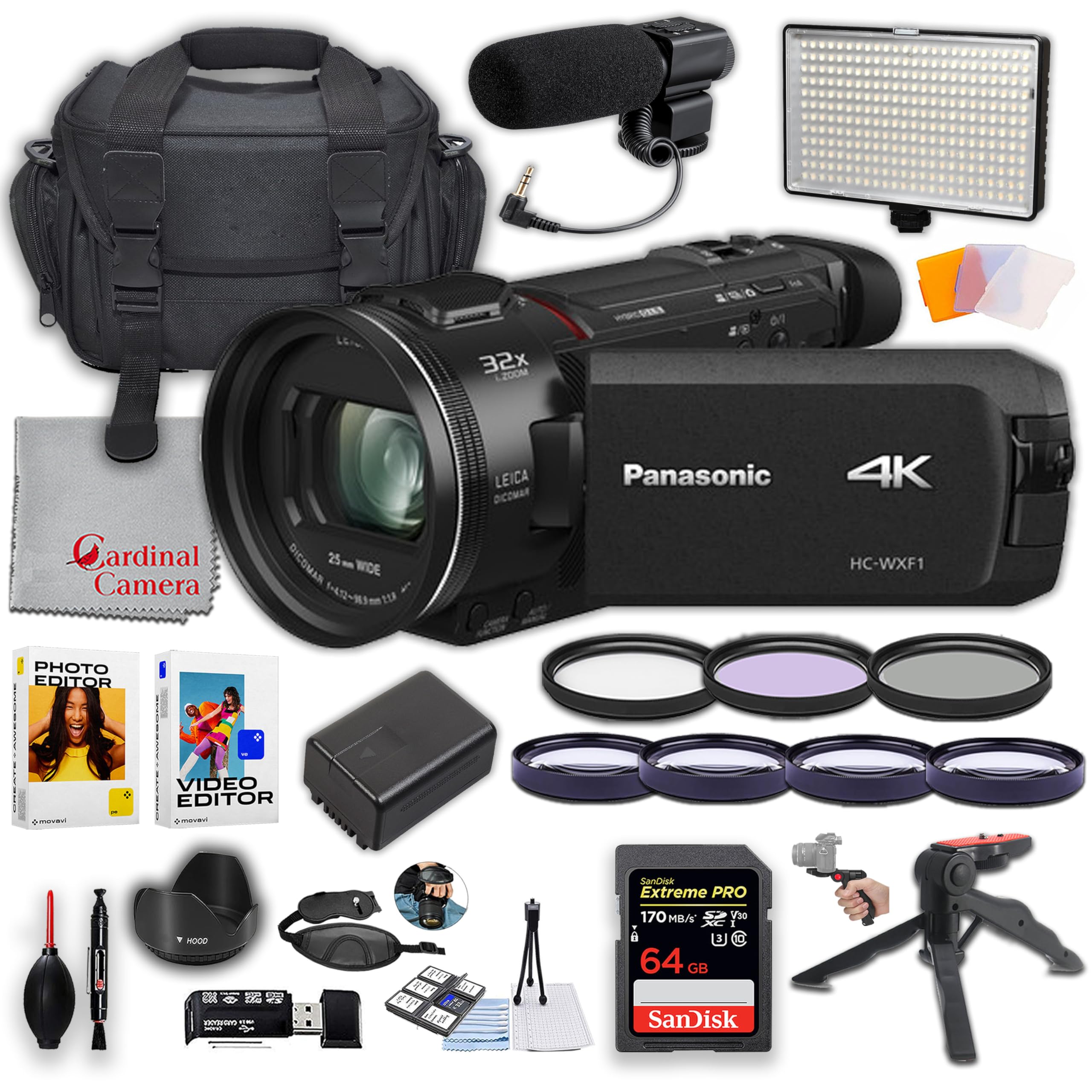 Amazon.com : Panasonic HC-WXF1 UHD 4K Camcorder with Twin